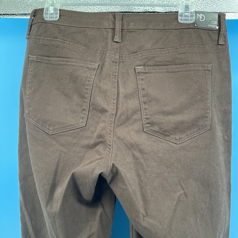 New Directions Women Brown Jeans 12R Straight - Picture 5 of 9